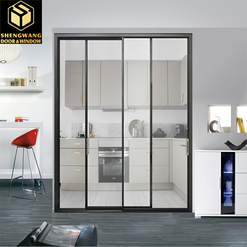 Salón de estar Dormitorio de aluminio puerta de cristal con bisagras puertas de aluminio con bisagras 35 - 45mm