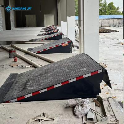 Adjustable Hydraulic Fixed Dock Leveler Plate Stationary Elevator For Truck Container