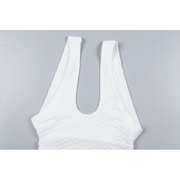 Fitness Active Wear High Waist V Neck Sleeveless Romper