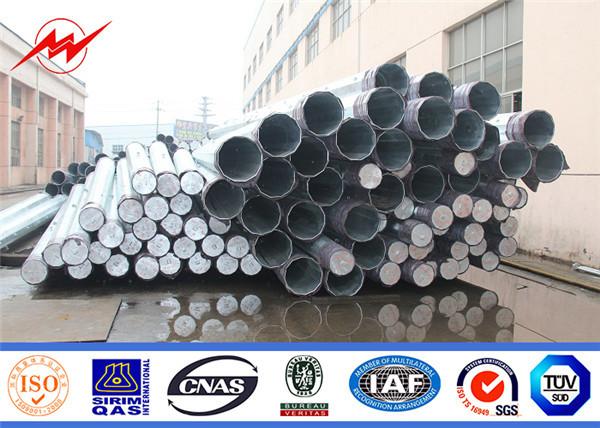 9m Hot Dip Galvanization 1mm Galvapole Street Lighting Pole