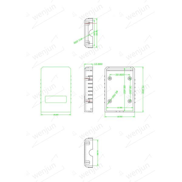 Золото покрыло переходник кабеля ABS OBD2, соединительную муфту с внутренней резьбой соединения автомобиля 16 Pin