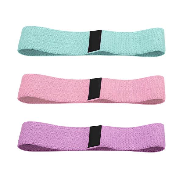 38cm 45lbs Workout Fabric Resistance Bands 15 Inch Anti Skid
