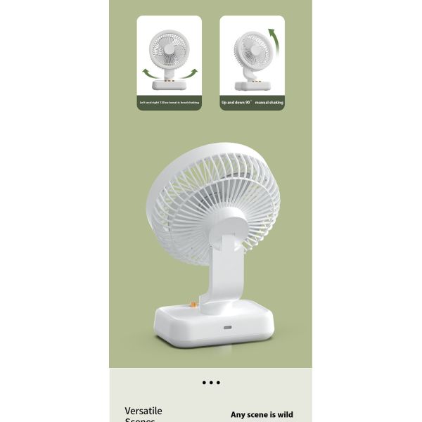 Custom Design Usb Rechargeable Desk Fan Home Use Portable Table Fan Rechargeable
