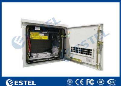 Fan Cooling Pole Mount Enclosure AC / DC Power 12U With Aluminum Material