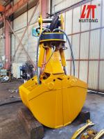 Máquina escavadora Clamshell Bucket Mini Manual Excavator Grab Bucket para E200, E120, máquina escavadora E70