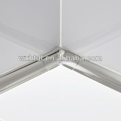 Brushed Stainless Steel Corner Trim Flat Finish 8mm 10mm