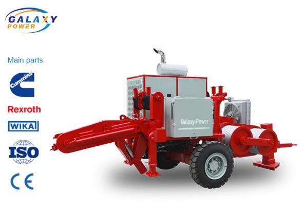 linha aérea de 239kw 320hp que amarra a longa vida hidráulica da polia do equipamento