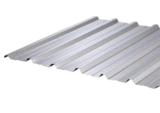 Chapas de aço de costura permanente de Aluzinc Galvalume Chapas de telhado de metal ondulado de grau estrutural G550 / SGC570