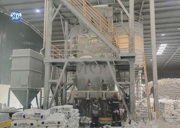 Customized Design Dry Mix Mortar Production Line Wall Putty Skim Coat Tile Adhesive Making Machine