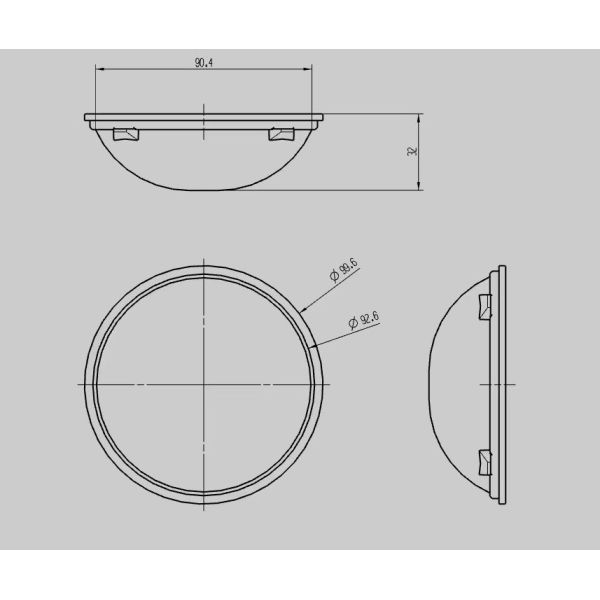 Круглый проффер чашки диаметром 99,6 мм проффер пищевого качества карманный хлеб рулон линии