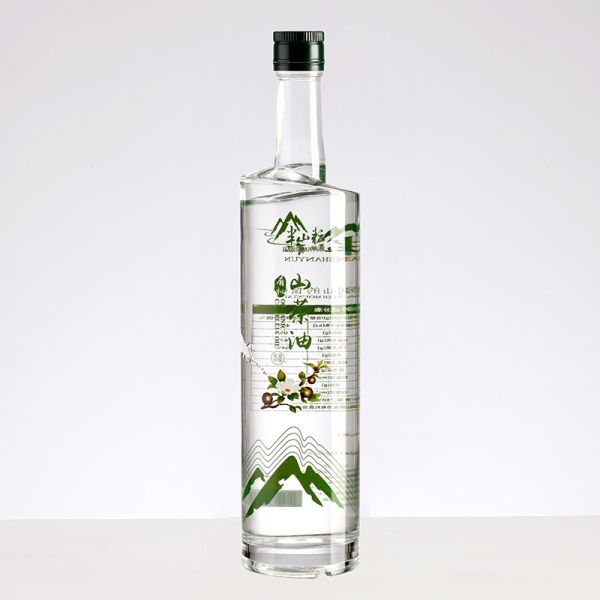 250ml 500ml 750ml 1000ml Square Dark Green Glass Olive Oil Bottle with Hot Stamping