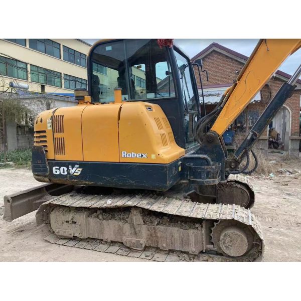 South Korea Brand Used Mini Crawler Hyundai 60vs Hydraulic 6 Ton Digger