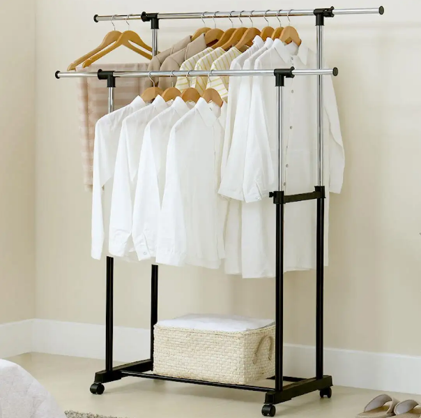 4 Pack Furniture Plastic Caster Replacement Wheels, 1.5 Inch Diameter Black Small Threaded Casters.