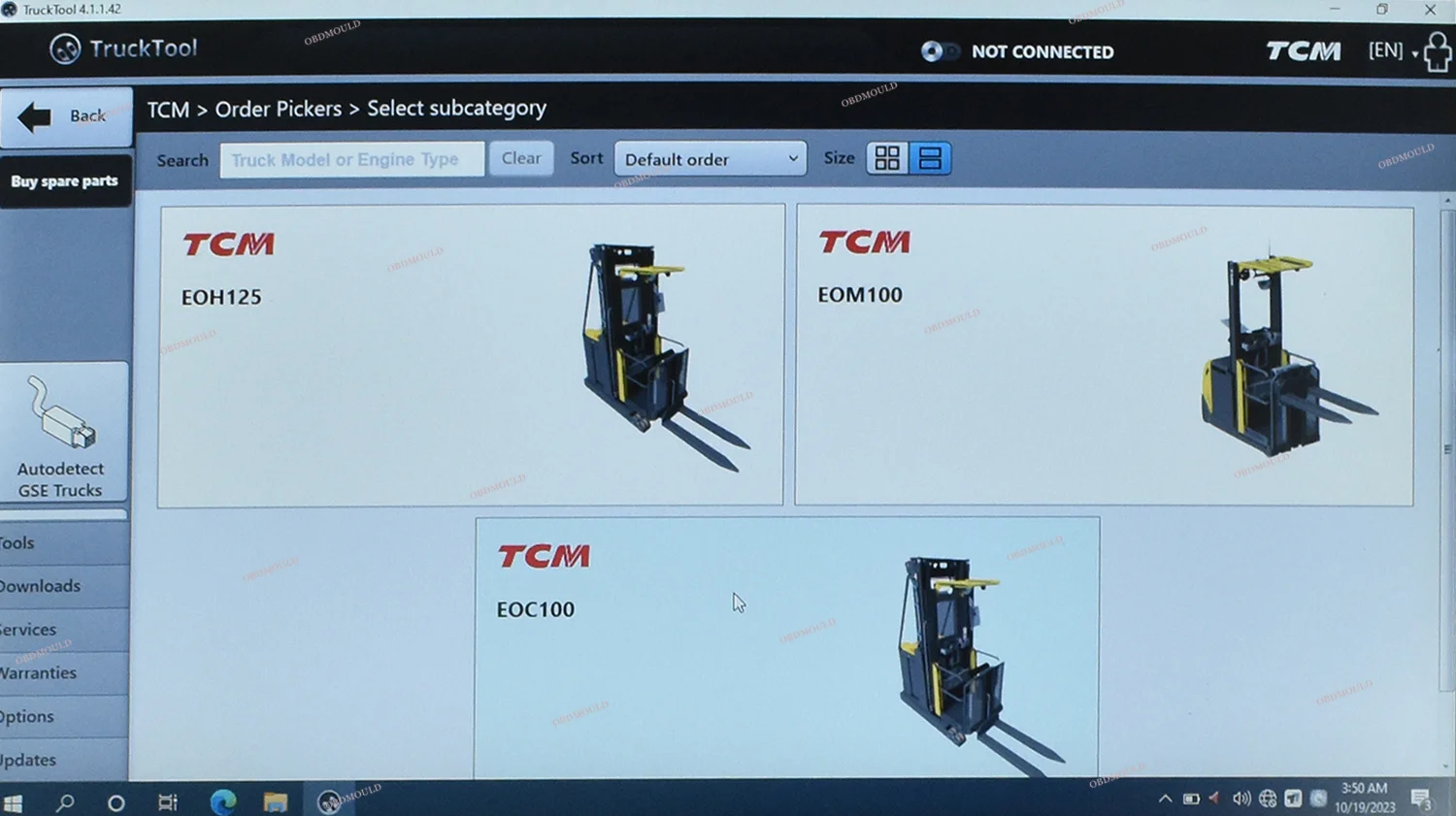 CF53 ноутбук TruckTool универсальный инструмент диагностики вилочной погрузки Подходит для Mitsubishi, ET, TCM, UNICARRIERS, ROCLA, NICHIYU