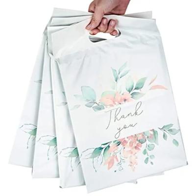 CTCX Plastic Envelope Poly Mailers Handle Pouch Express Bags Polly Mailer Shipping Bag With Handle Courier Bag With Handle