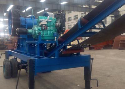 Estação de esmagamento móvel de alimentação média da capacidade 50tph 210mm