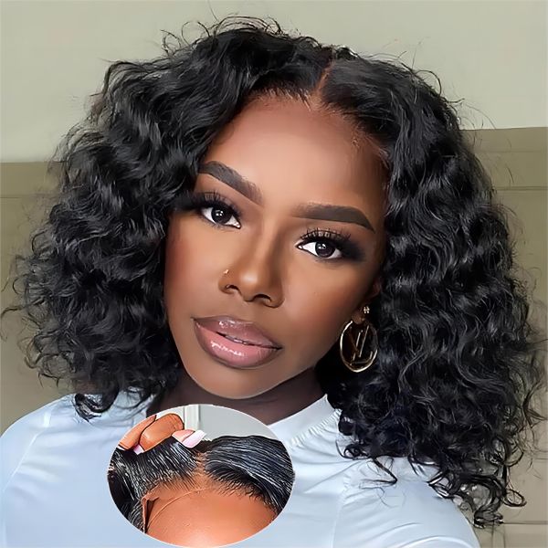 Brazilian Hair Short Bob Transparent Bob Wigs Hd Lace Front Human Hair Wigs 8-14 Inch
