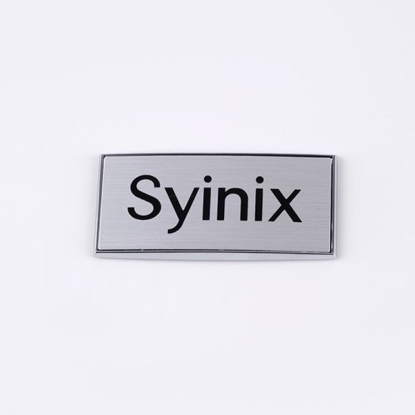 High Gloss Metal Labels Personalized Customization with Eco-friendly Aluminium Metal