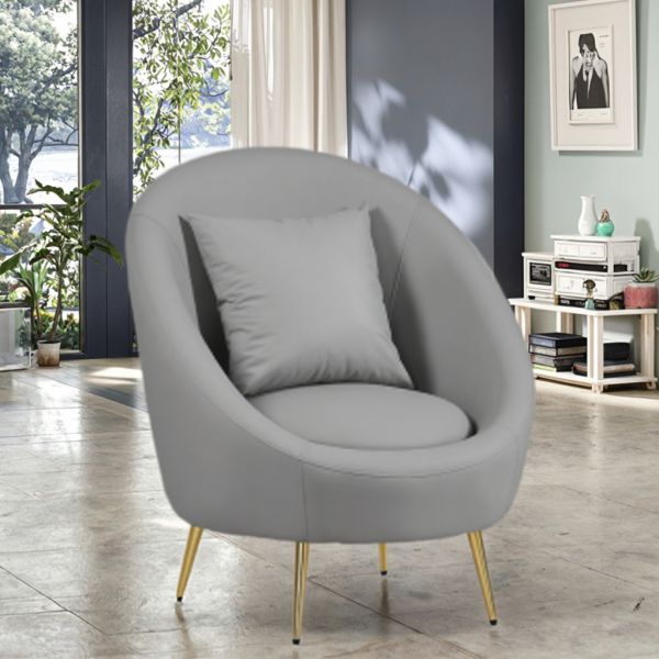 Modern Luxury Extendable Lounge Single Seater Sofa Accent Chair Living Room Warehouse Use Beauty Backrest Lazy Chair