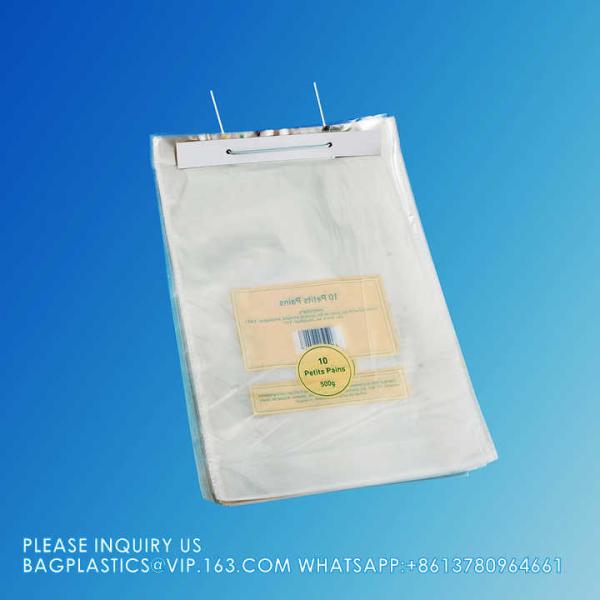 Biodegradable Recycle Food Bag For Packaging BOPP CPP PE Plastic Wicket Bags With Gusset Cellophane Bag