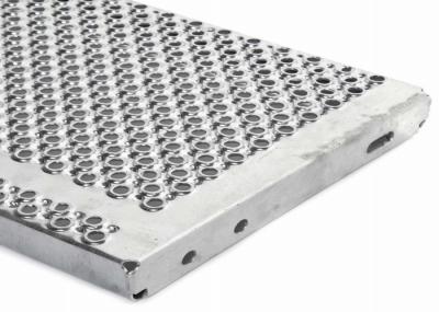 Perforated Galvanized Steel Stair Treads 1.5 - 5mm Thickness Anti Slip Surface