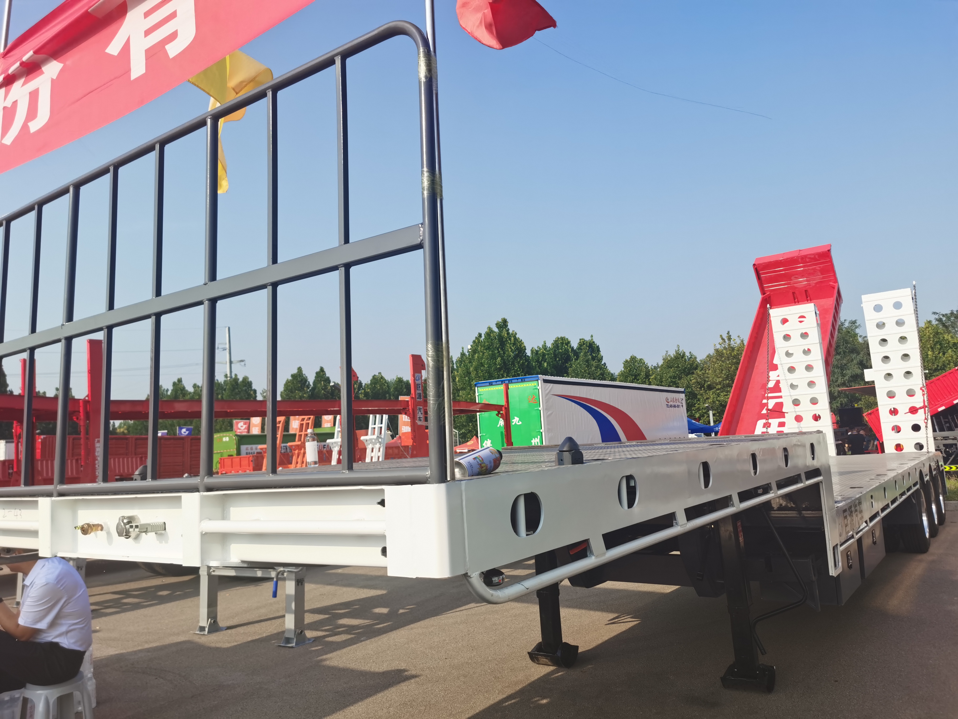 ПВХ пластина скользящий 45FT 40FT занавес боковой полуприцеп для закрытого грузового транспорта