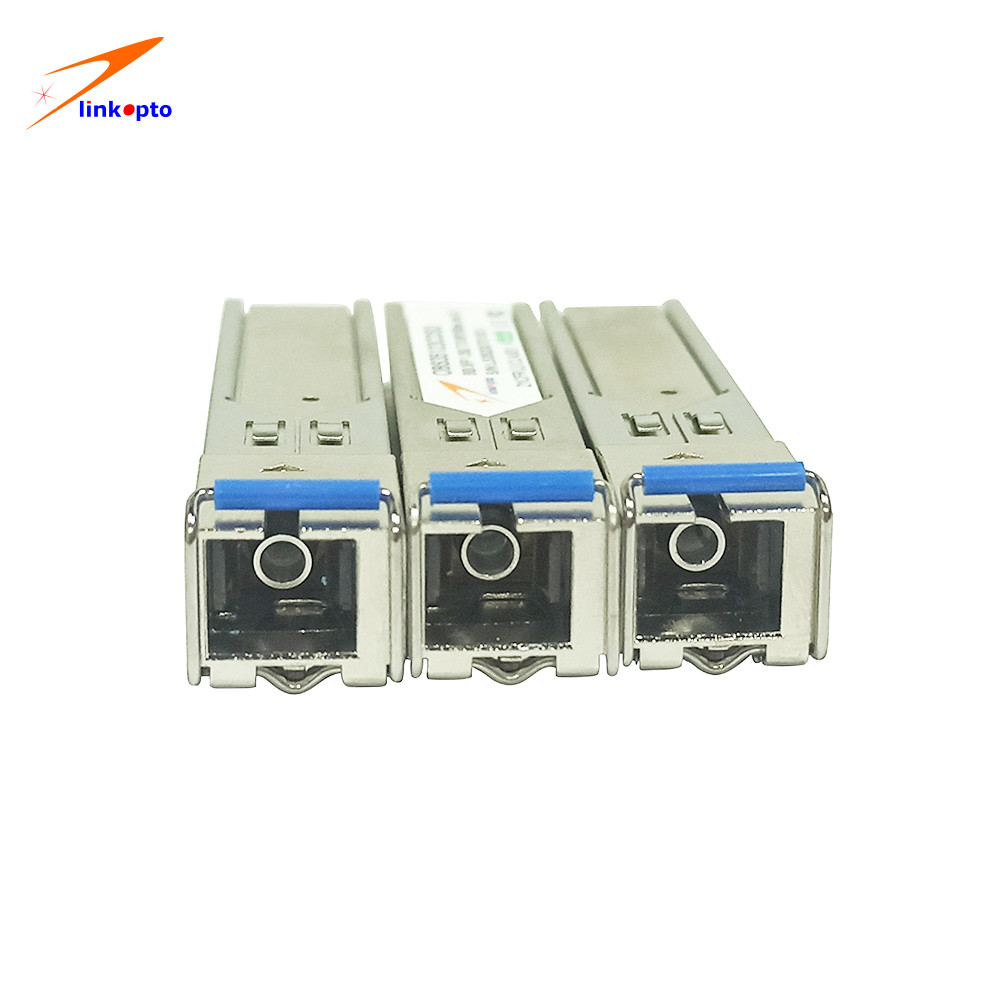 высокая эффективность поставки волокна модулей Cisco BIDI SFP модуля 1.25G 40KM одиночная