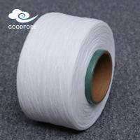 elasticidade alta do fio brilhante branco do Spandex 840D para a máquina de tecelagem