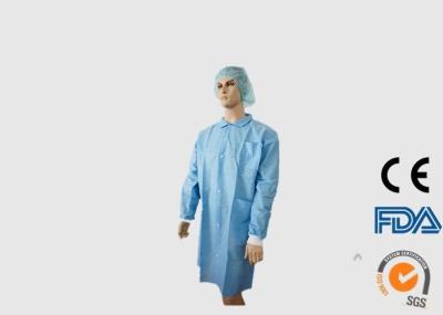 Tear Resistant Disposable Visitor Coats , Comfortable Disposable Lab Gowns