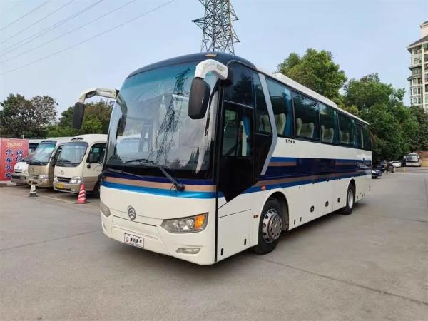 Used Luxury Buses 47 Seats Single Door Air Conditioner Big Luggage Compartment Golden Dragon Bus XML6102