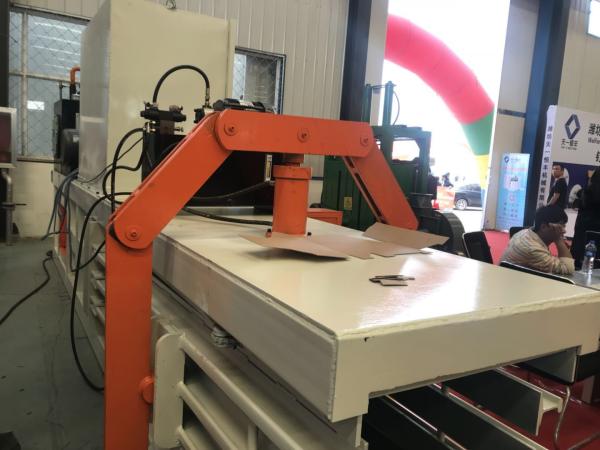 Horizontal Full Automatic baler Machine for paper -making factory, waste disposal station