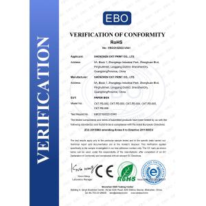 Shenzhen CKT Print Co., Ltd. Certificaciones