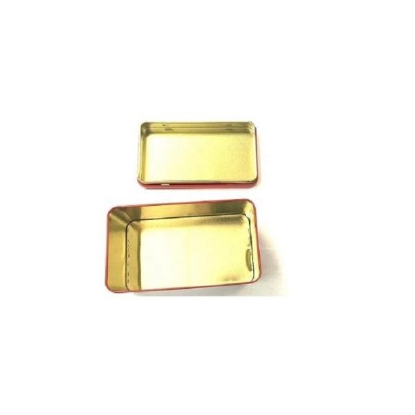 DADI Custom Design Rectangular Tea Tin Box with Embossing Effect Rt5 in Tin Material
