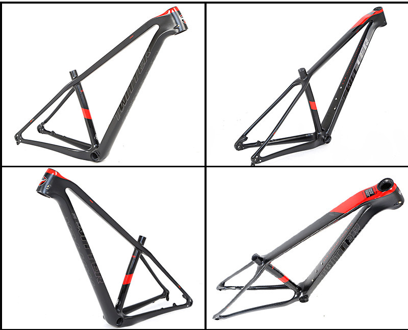 148mm через ВОИНА рамки волокна MTB углерода цапфы Pro для велосипеда