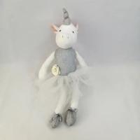Tamanho personalizado Brinquedo de animal de pelúcia unicórnio usando vestido TuTu