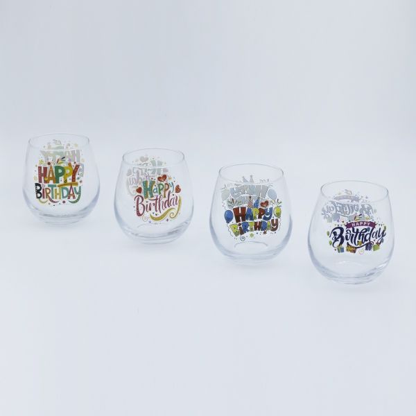 Decal Fired Glass Souvenir Coffee Mug with Unique Design for Gift Stores