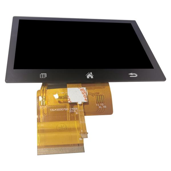 4.3 500cd/M2 Industrial Touch Screen Display With ST7262E43 IC
