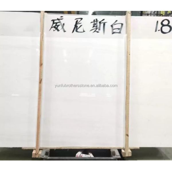 Customized Size Polished Italian White Marble Tile Top-Grade Stone for Hotel Floor