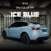K130 Lce Película de polipropileno de color azul TPU para automóviles 8.0 Mil de espesor