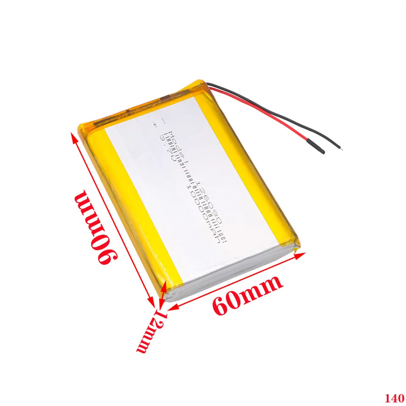 LiFePO4 Литий батарея оптом 3.7V 10000Mah 126090 перезаряжаемая зарядка OEM ODM Литий полимерная батарея