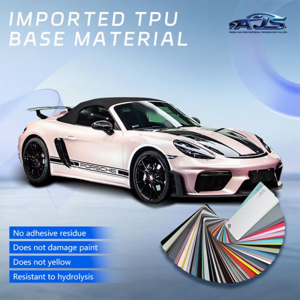 Crystal Clear TPU Paint Protection Film with Heat-Activated Self-Healing, High Scratch Resistance, and 5-10 Years Durability
