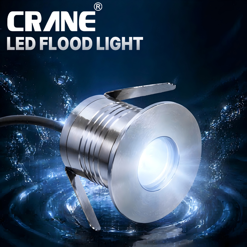 IP68 Waterproof LED Underwater Lights Submersible For Pools Fountains Landscape Projects