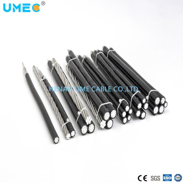 600/1000V Aluminum Overhead Service Drop Cable XLPE / PE Insulation Service Drop Cable