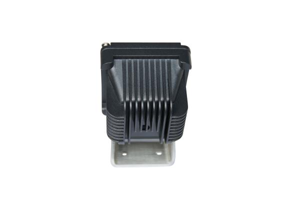 Black Anodize CNC Parts LED light Housing With Heat Sink