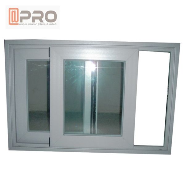 Ponto baixo dobro - o vidro Windows deslizante de alumínio de E com 10 da garantia anos de janela de alumínio que desliza acima dos preços de alumínio deslizou