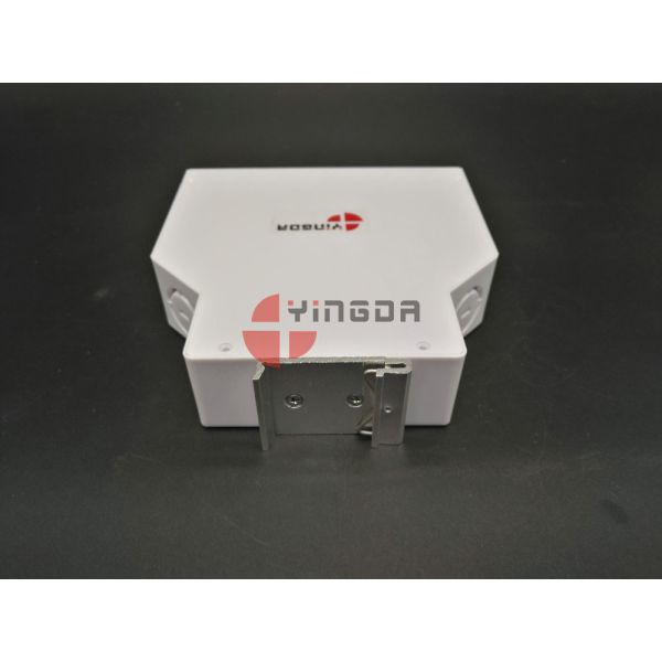 Коробка белого крытого ДИН оптического волокна терминальная, пластиковые ядри коробки 12 прекращения