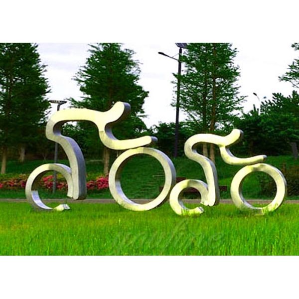 Multiple Finishes Available Stainless Steel Car Sculpture For Urban Landscape