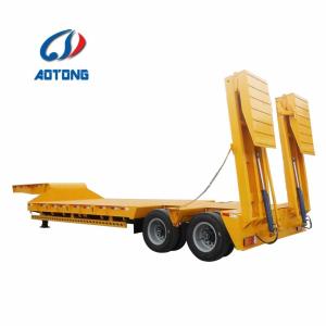 NDRC Announced Enterprise low bed semi trailer with gooseneck and 2 axles in
