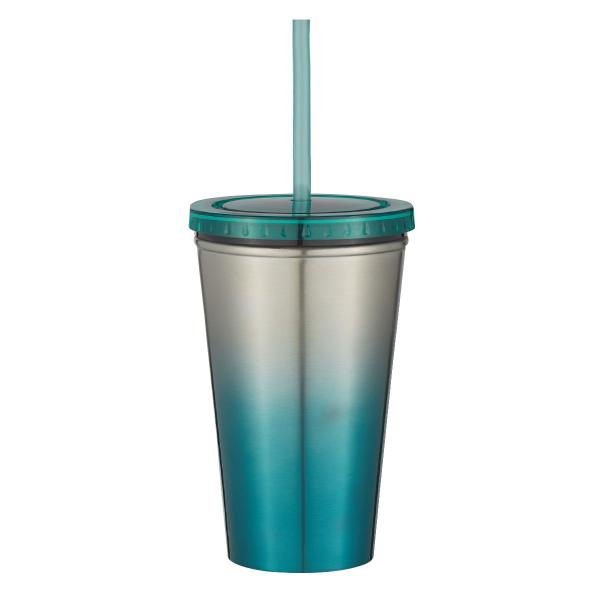 16OZ Stainless Steel Tumbler Bottle Double Wall With Double Color Painting