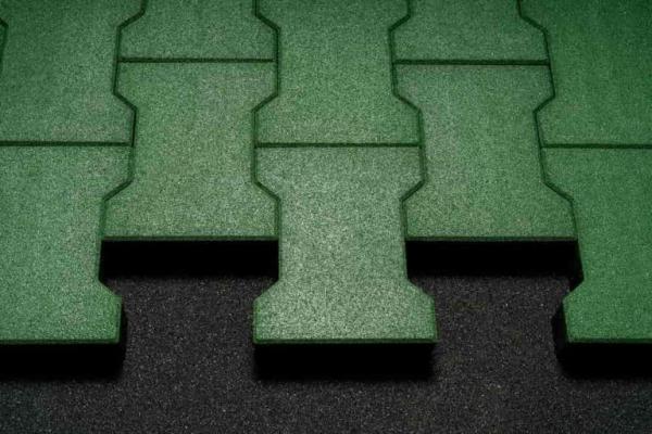 Dog Bone Shape Rubber Brick Flooring 200*140mm 180mm*140mm Rubber Horse Stall Mats